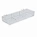 Azar Displays 225503-2pack 3-Compartment Tray for Pegboard/Slatwall (Pack of 2)