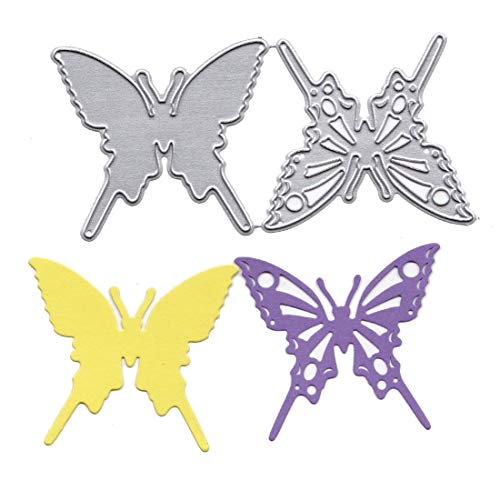 Rolin Roly Combination Metal Cutting Dies Stencil DIY Scrapbooking Album Stamp Paper Card Butterfly Embossing Craft Décor (Butterfly) - Thumbnail 2