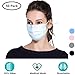 Cshopping Surgical Disposable Face Masks, Respirator Mouth Mask Medicom Safety Cover, Protective Safe Mask with Elastic Ear Loop, Block Dust Air Pollution Flu-50 Pieces