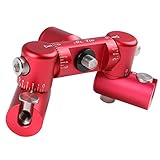 Kingwolfox Bow Stabilizer Double Adjustable V-Bar Mount Quick Disconnect for Compound Bow