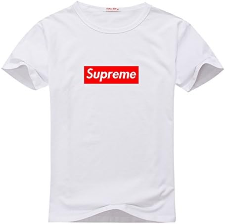 Tide Brand Supreme Logo Support For Custom T Shirt Medium White