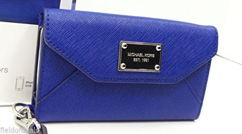 Michael Kors Wallet Clutch for iPhone 5/5s in Sapphire Saffiano Leather