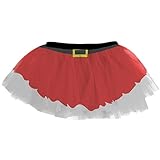 Gone For a Run Runner's Printed Tutu Santa Skirt