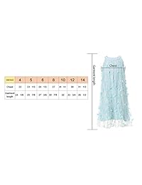 Emma Riley vestido Halter bordado en tul para chica