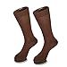 Antonio Ricci Solid Color Men's Dress Socks (Brown)