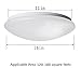 AFSEMOS 14-Inch LED Flush Mount Ceiling Light, 18W,4500K Round Ceiling Lighting,LED Ceiling Lighting for Bedroom Living Room Kitchen,70W Halogen Bulbs Equivalent, 1450lm,