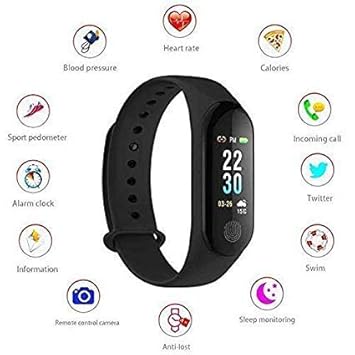 m3 smart band with heart rate sensor