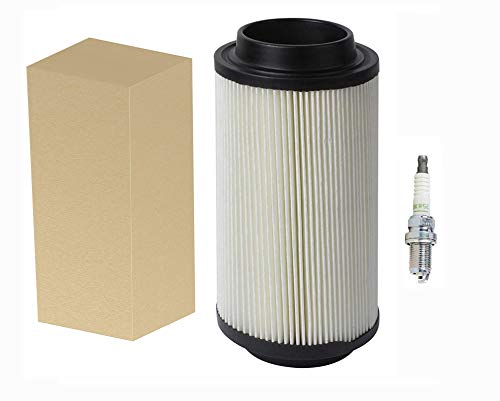 Podoy 500 Air Filter for Polaris 7080595 with BKR5E Spark Plug Sportsman Scrambler Magnum 400 500 600 700 800 550 850 Replacement