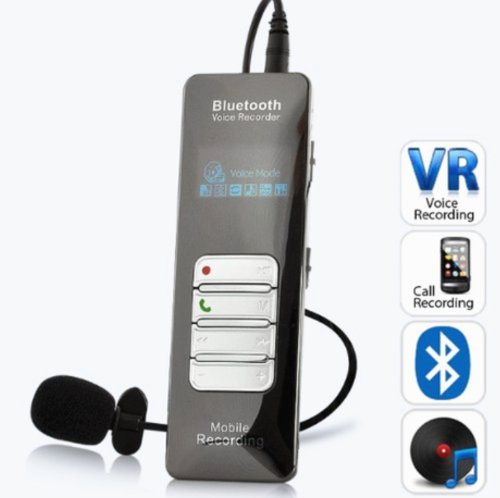 AMEST KING DVR188 4GB One-button Recording Bluetooth Voice and Call Recorder for Mobile Phones