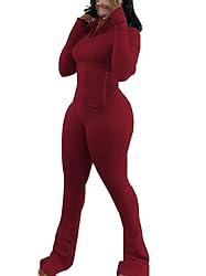 HBQ Women's 2 Piece Tracksuit Sets Long Sleeve Zip