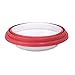 Anchor Hocking 9.5-in Deep Pie Dish With Wide Fluted Edge and Expandable Cover, Red, Set of 1