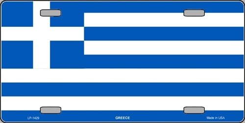 LP-1429 Greece Flag Vanity Metal Novelty fdwsMePGMr License Plate 8vtpAK1f1 Tag Sign sign licence lisence plate metal ajasjsje45667890 hgjjjdnb nnbmvjdk erttyuiopighsder ghjvn vbncdfferttyui sddfghjjweq gjjei3i 6" x 12" standard automotive aluminum