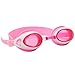 Swim Goggles for Kids Anti-Fog PC Clear Lens with S,M,L Nose Bridge and Nose Clips,Earplugs - Swimming Pool Accessory for Girls,Boys,Children,Juniors and Teens from 3 to 12 Years (Pink)