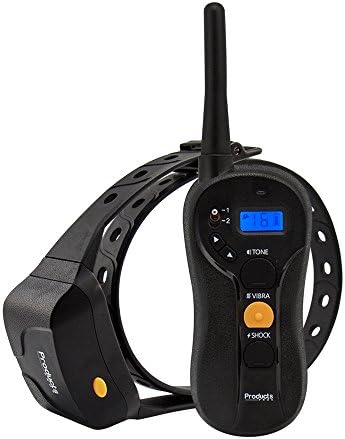 ProductsPros Dog Training Collar with 660yd Remote Controlled Blind Operation - Rechargeable &amp; Waterproof - Easy Training for Small to Large Dogs with Tone / Vibration and Shock Mode