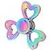 Fidget Spinner Rainbow Hand Spinning Toy EDC Focus Stress Reducer Toy Perfect for Girls Gift (Rainbow Heart)