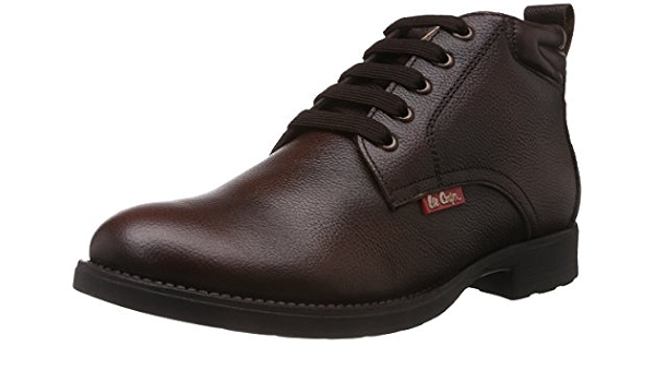 Amazon.com: Lee Cooper para hombre botas de piel : Ropa, Zapatos y Joyería