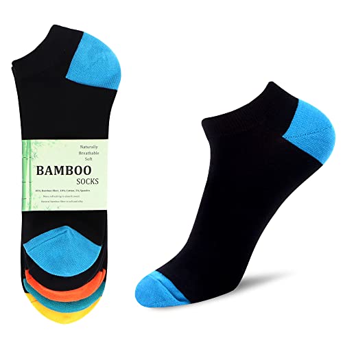 WeciBor 6 Pairs Bamboo Socks Breathable Soft Men and Women