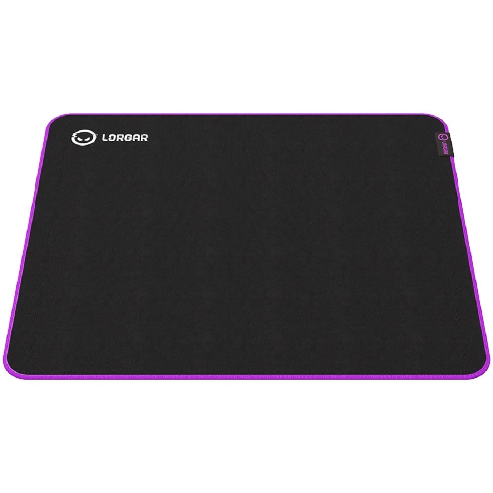 LORGAR Mousepad Main 315 500 mm x 420 mm x 3 mm High Speed Black