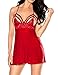 Women Sexy Babydoll Lingerie Set Hollow Halter Nightwear by Nora Twips