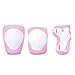 Kid's Protective Gear Set,Roller Skating Skateboard BMX Scooter Cycling Protective Gear Pads (Knee Pads+Elbow Pads+Wrist Pads),(White)