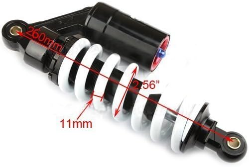 Amible Rear Gas Shock Absorber Suspension for 50 cc 70cc 110 cc 125cc Dirt Bikes Pit Bike (260mm)