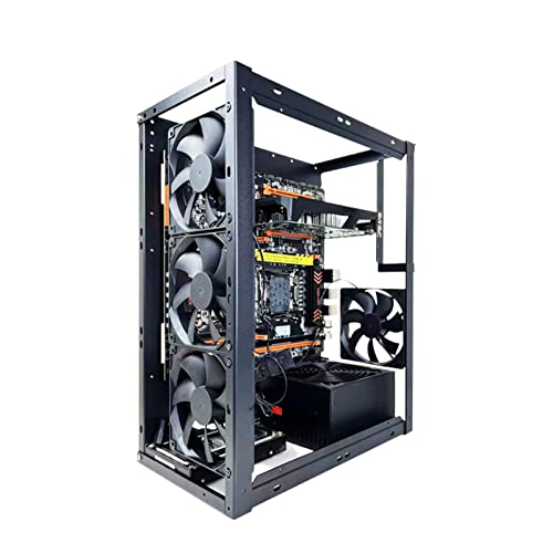 Cpu Side Rack Idea Motherboard Case Rack, Stackable Aluminum Computer Case Rack, Cooling ...