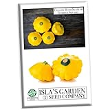 "Yellow Bush Scallop" Summer Squash Seeds for