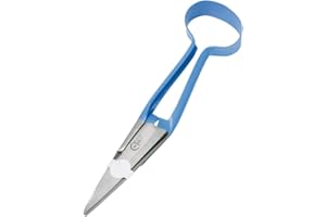 PREMIER 1 SUPPLIES Bent Hand Shear for Wool Sheep & Livestock - 5.5" Blade - Blue