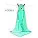 Baby Hooded Toddler Towel with Bear Ear- Soft and Thick 100% Cotton Bath Set for Kids Girls Boys Infant and Toddler, Good Choice (Green)