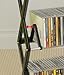 Multimedia Stand Organizer DVD Shelf Storage CD Rack Tower Shelves Holder Black