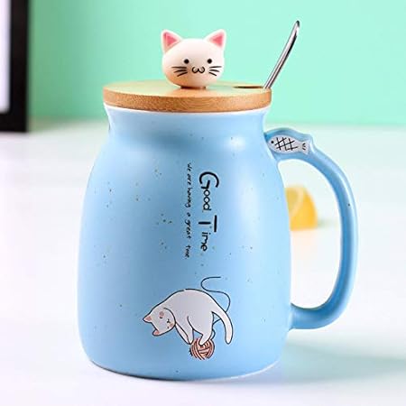 Couleur Créative Chat Tasse Haute Température Dessin Animé