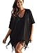 Poulax Women's V-neck Beach Cover Up Dress Beachwear Swimsuit Cover-Ups(FBA)