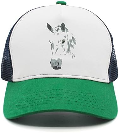 Eoyles Horse Head Adjustable Size Sun Hat Cool Cap Designer Unisex Bucket-Hats