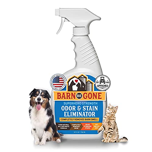 BARN BE GONE Superhero Strength Stain & Pet Odor Eliminator Enzyme