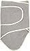 Miracle Blanket Swaddle Wrap – Help Your Newborn Sleep Longer – Soft & Secure Sleep Sack for Infants – Easy-to-Use Swaddling Blanket for a Calm Baby (Grey with Yellow Trim)