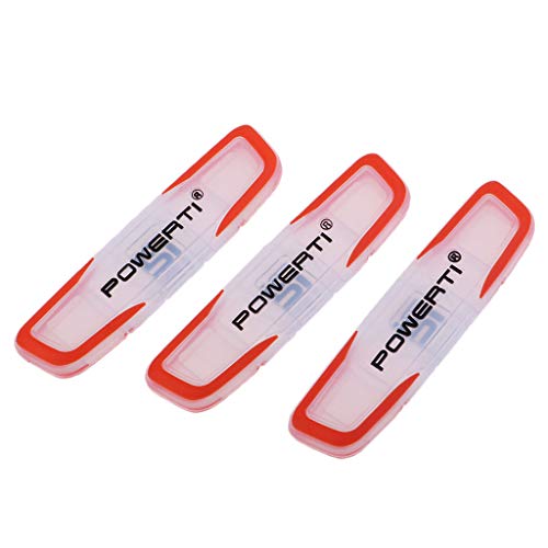 image for Prettyia 3 Pack of Premium Silicone Tennis Racquet Vibration Dampener 