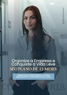 Livro Organize a Empresa e Conquiste a Vida Leve: SEU PLANO DE 12 MESES - LIDERANÇA ESTRATÉGICA, LUCRO ABUNDANTE E PROPÓSITO EM AÇÃO. (Mente Consciente, Negócio Próspero: A Coleção da Empreendedora Plena)