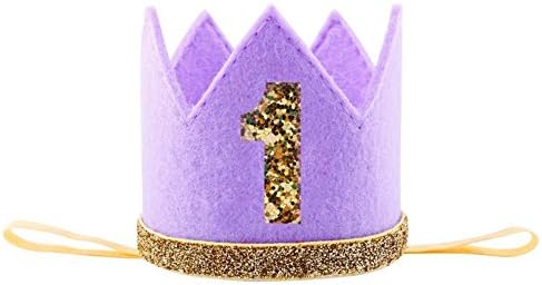 Birthday Crown Baby Boy Girl Party Hat Infant Headband Kids Hair Accessories