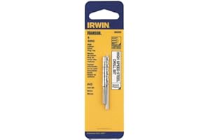 IRWIN Drill And Tap Set, 4 - 40 NC Tap and No. 43 Drill Bit (80209)
