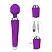 CNHIDEE Mini Multi-Speed Waterproof Therapeutic Wireless Power Wand Vibrator Massager, Purple, 4.16 Ounce