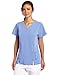 Dickies Scrubs Women's Xtreme Stretch Junior Fit V-Neck Shirt, Ceil Blue, Large