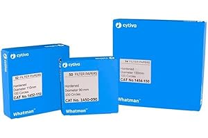 Whatman 1454-125 Quantitative Filter Paper Circles, 22 Micron, Grade 54, 125mm Diameter (Pack of 100)