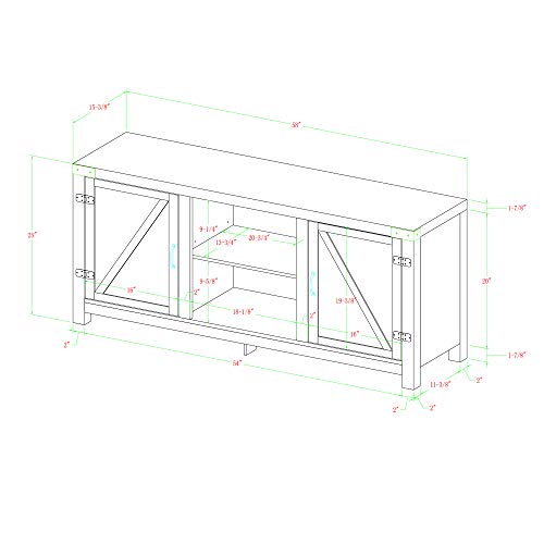 New-58-Inch-Sliding-Barn-Door-Television-Stand-Grey-Wash-Finish