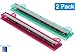 1InTheOffice Binder 3 Hole Punch, Three Ring Hole Puncher for Binder, Ruler with Hole Puncher, Assorted Colors, ''2 Pack''
