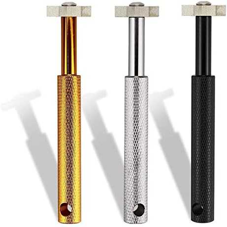 RMISODO 3 Pieces Golf Club Groove Sharpener, 6 Sided Golf Club Cleaner, Metal Golf Club Re-Grooving Cleaning Tool Golf Accessories for for Wedges & Irons (Black, Silver, Gold) RMISODO 3 Pieces Golf Club Groove Sharpener, 6 Sided Golf Club Cleaner, Metal Golf Club Re-Grooving Cleaning Tool Golf Accessories for for Wedges & Irons (Black, Silver, Gold)