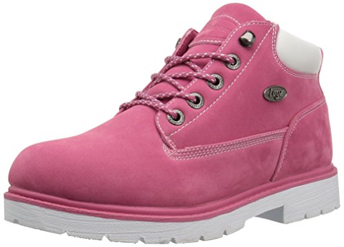 Pink Boots Women Lugz Boots Vintage Lugz NY DIVA Pk Nubuck Chunky