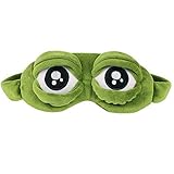 Ayygiftideas Creative Cartoon Frog Eye Mask Fluff Cute Sleep Eyeshade (Ordinary)