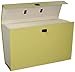 Smead Portable Expanding File Box, 19 Pockets, Blank Tabs, Printed Labels, Latch Closure, Legal Size, Blue (70806)
