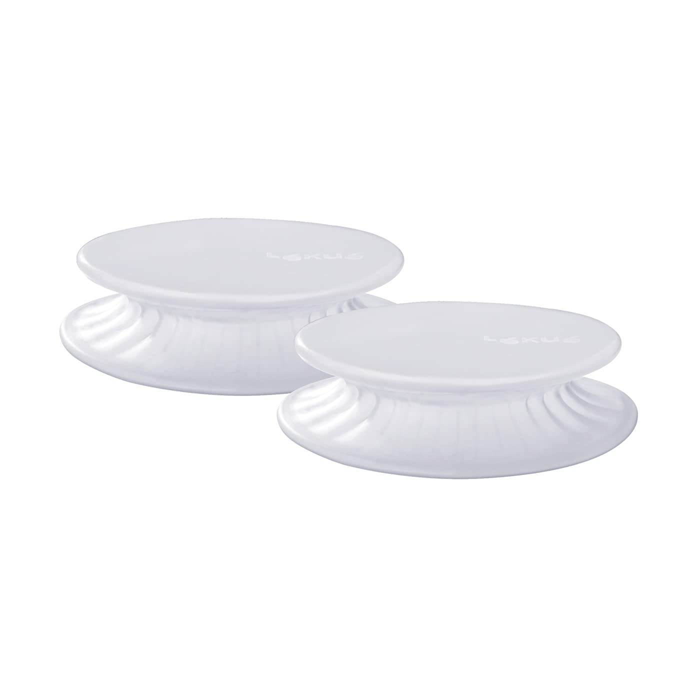 Lékué Stretch Top Conserving Lid pack 2 pcs., Platinum silicone, White, 8.5 cm 3401200B04U017