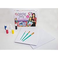 Choose Friendship, My Painting Party 12-Piece Set, Kids Activity Group Painting Kit